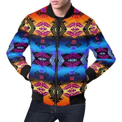 Soveriegn Nation Sunset All Over Print Bomber Jacket for Men/Large Size (Model H19) All Over Print Bomber Jacket for Men/Large (H19) e-joyer 