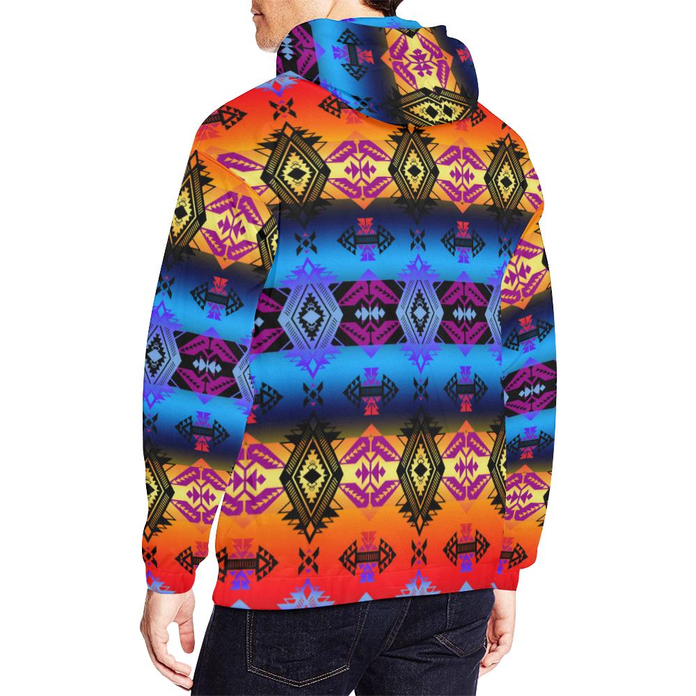 Soveriegn Nation Sunset All Over Print Hoodie for Men (USA Size) (Model H13) All Over Print Hoodie for Men (H13) e-joyer 