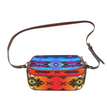 Load image into Gallery viewer, Soveriegn Nation Sunset Saddle Bag/Small (Model 1649) Full Customization Saddle Bag/Small (Full Customization) e-joyer 
