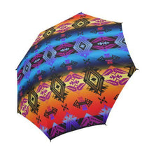 Load image into Gallery viewer, Soveriegn Nation Sunset Semi-Automatic Foldable Umbrella Semi-Automatic Foldable Umbrella e-joyer 
