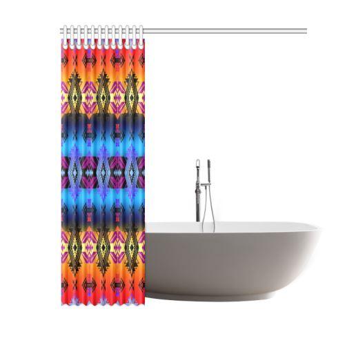 Soveriegn Nation Sunset Shower Curtain 60"x72" Shower Curtain 60"x72" e-joyer 