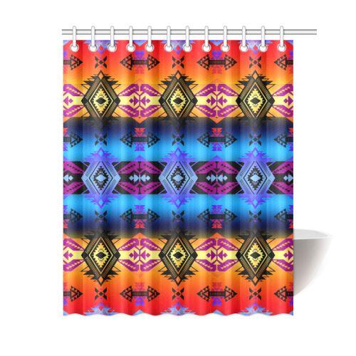 Soveriegn Nation Sunset Shower Curtain 60"x72" Shower Curtain 60"x72" e-joyer 