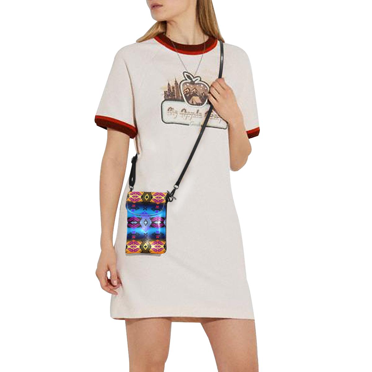 Soveriegn Nation Sunset Small Cell Phone Purse (Model 1711) Small Cell Phone Purse (1711) e-joyer 