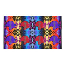 Load image into Gallery viewer, Soveriegn Nation Sunset with Wolf Bath Rug 16&#39;&#39;x 28&#39;&#39; Bath Rug 16&#39;&#39;x 28&#39;&#39; e-joyer 
