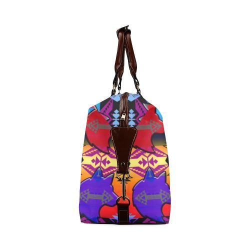 Soveriegn Nation Sunset with Wolf Classic Travel Bag (Model 1643) Remake Classic Travel Bags (1643) e-joyer 