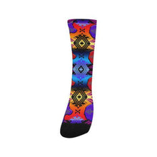 Load image into Gallery viewer, Soveriegn Nation Sunset with Wolf Trouser Socks Socks e-joyer 
