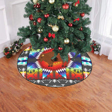 Load image into Gallery viewer, Standing Buffalo Star Christmas Tree Skirt 47&quot; x 47&quot; Christmas Tree Skirt e-joyer 
