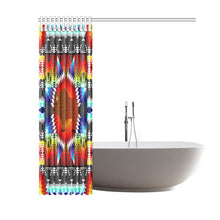 Load image into Gallery viewer, Standing Buffalo Star Shower Curtain 60&quot;x72&quot; Shower Curtain 60&quot;x72&quot; e-joyer 
