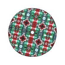 Load image into Gallery viewer, Star Blanket Christmas Tree Skirt 47&quot; x 47&quot; Christmas Tree Skirt e-joyer 
