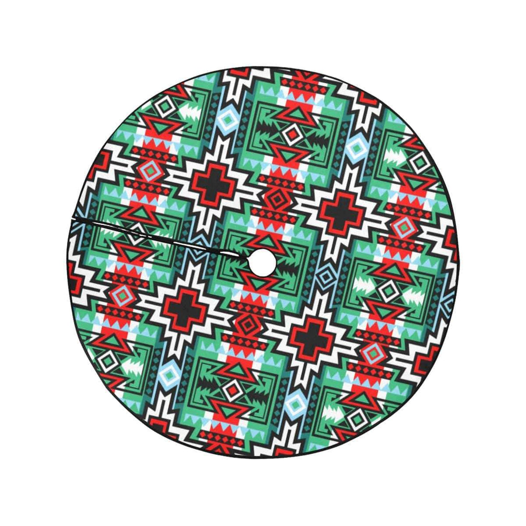 Star Blanket Christmas Tree Skirt 47