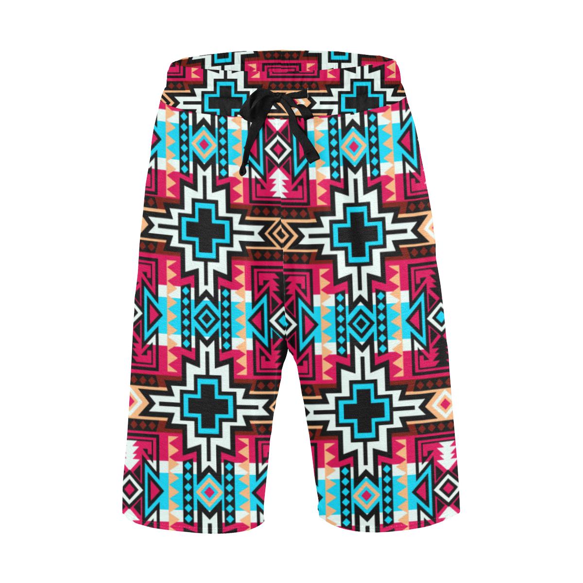 Star Blanket Sierra Men's All Over Print Casual Shorts (Model L23) Men's Casual Shorts (L23) e-joyer 