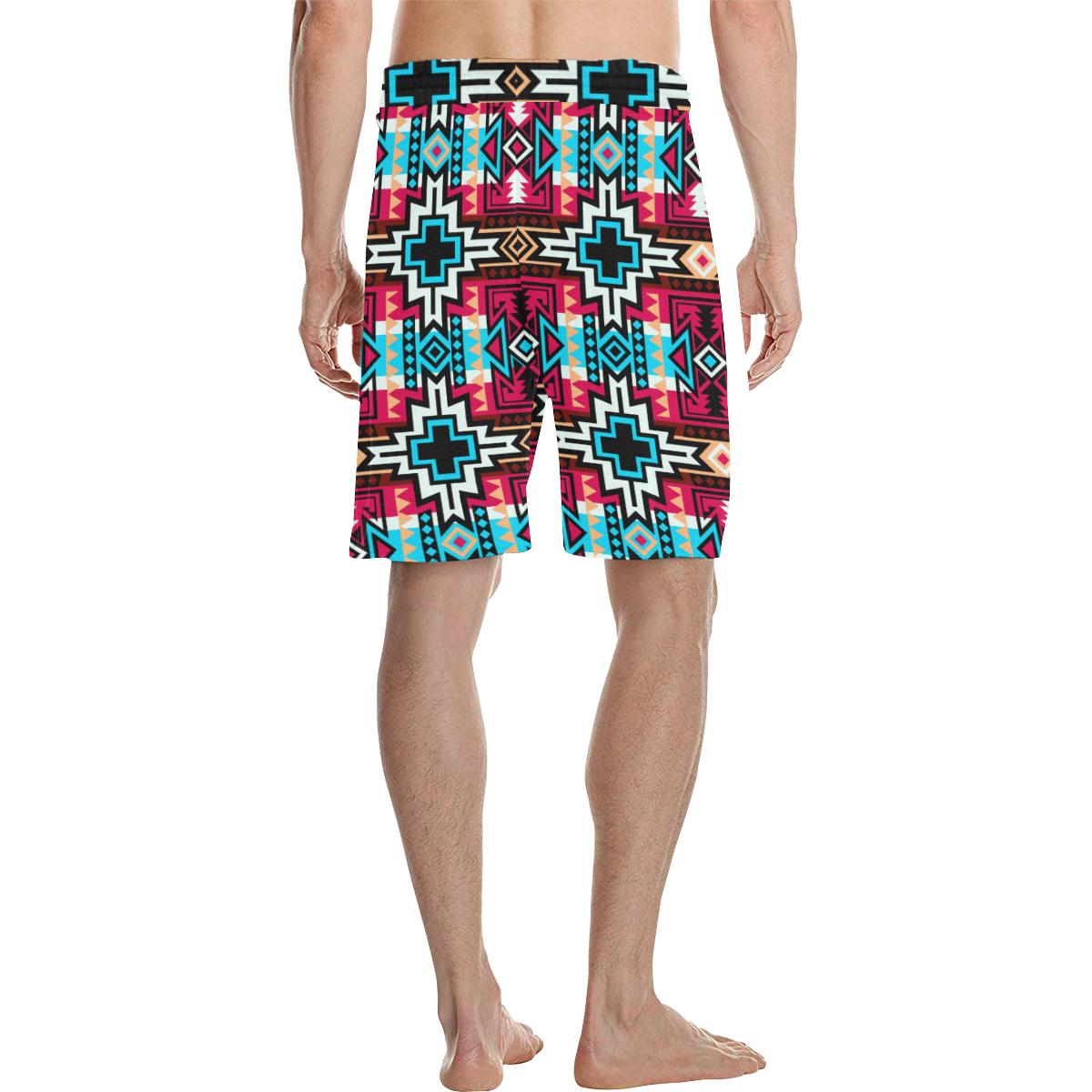 Star Blanket Sierra Men's All Over Print Casual Shorts (Model L23) Men's Casual Shorts (L23) e-joyer 