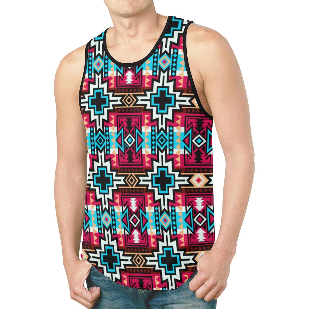 Star Blanket Sierra New All Over Print Tank Top for Men (Model T46) New All Over Print Tank Top for Men (T46) e-joyer 