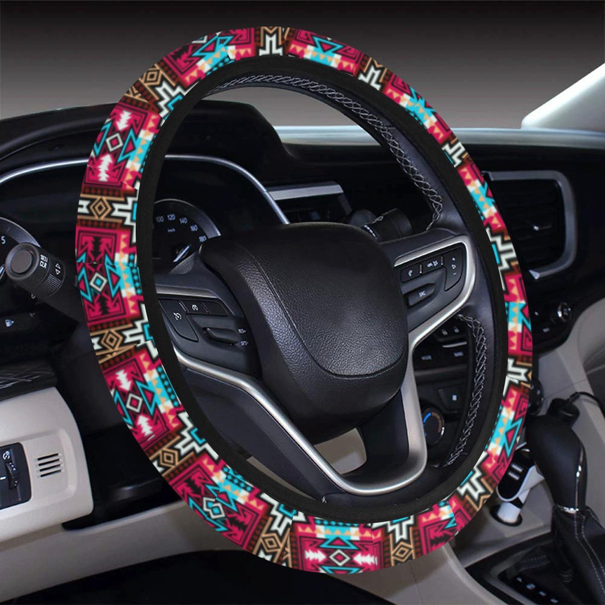 Star Blanket Sierra Steering Wheel Cover with Elastic Edge Steering Wheel Cover with Elastic Edge e-joyer 