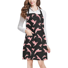 Load image into Gallery viewer, Strawberry Black All Over Print Apron All Over Print Apron e-joyer 
