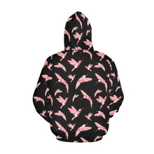 Load image into Gallery viewer, Strawberry Black All Over Print Hoodie for Men (USA Size) (Model H13) All Over Print Hoodie for Men (H13) e-joyer 
