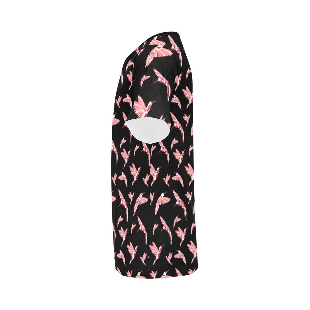 Strawberry Black All Over Print T-Shirt for Men (USA Size) (Model T40) All Over Print T-Shirt for Men (T40) e-joyer 