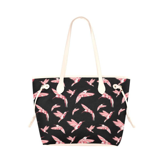 Strawberry Black Clover Canvas Tote Bag (Model 1661) Clover Canvas Tote Bag (1661) e-joyer 