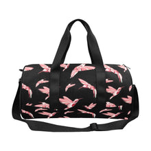 Load image into Gallery viewer, Strawberry Black Duffle Bag (Model 1679) Duffle Bag (1679) e-joyer 
