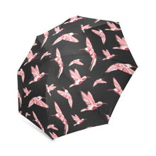 Load image into Gallery viewer, Strawberry Black Foldable Umbrella (Model U01) Foldable Umbrella e-joyer 
