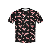 Load image into Gallery viewer, Strawberry Black Kids&#39; All Over Print T-shirt (USA Size) (Model T40) All Over Print T-shirt for Kid (T40) e-joyer 
