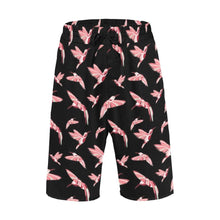 Load image into Gallery viewer, Strawberry Black Men&#39;s All Over Print Casual Shorts (Model L23) short e-joyer 
