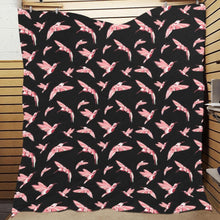 Load image into Gallery viewer, Strawberry Black Quilt 70&quot;x80&quot; Quilt 70&quot;x80&quot; e-joyer 
