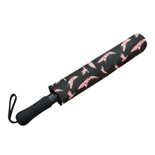 Load image into Gallery viewer, Strawberry Black Semi-Automatic Foldable Umbrella (Model U05) Semi-Automatic Foldable Umbrella e-joyer 
