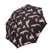 Load image into Gallery viewer, Strawberry Black Semi-Automatic Foldable Umbrella (Model U05) Semi-Automatic Foldable Umbrella e-joyer 
