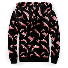 Load image into Gallery viewer, Strawberry Black Sherpa Hoodie hoodie Herman 
