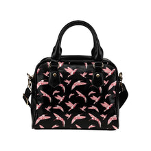 Load image into Gallery viewer, Strawberry Black Shoulder Handbag (Model 1634) Shoulder Handbags (1634) e-joyer 
