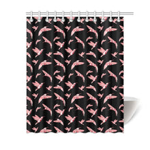 Load image into Gallery viewer, Strawberry Black Shower Curtain 60&quot;x72&quot; Shower Curtain 60&quot;x72&quot; e-joyer 
