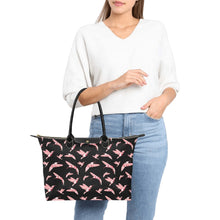 Load image into Gallery viewer, Strawberry Black Single-Shoulder Lady Handbag (Model 1714) bag e-joyer 
