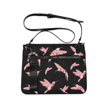 Load image into Gallery viewer, Strawberry Black Slim Clutch Bag (Model 1668) Slim Clutch Bags (1668) e-joyer 
