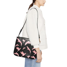 Load image into Gallery viewer, Strawberry Black Small Shoulder Bag (Model 1710) Small Shoulder Bag (1710) e-joyer 
