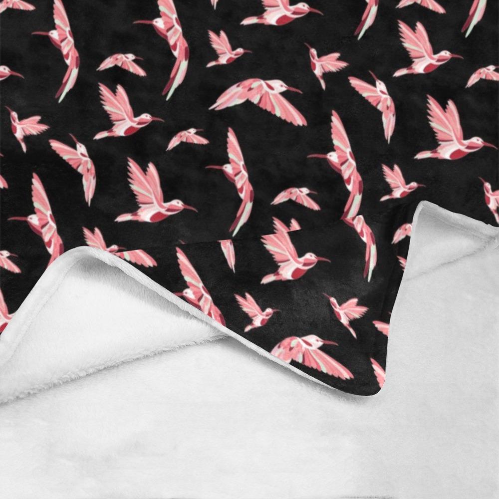 Strawberry Black Ultra-Soft Micro Fleece Blanket 40"x50" Ultra-Soft Blanket 40''x50'' e-joyer 