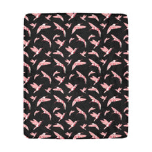 Load image into Gallery viewer, Strawberry Black Ultra-Soft Micro Fleece Blanket 50&quot;x60&quot; Ultra-Soft Blanket 50&#39;&#39;x60&#39;&#39; e-joyer 
