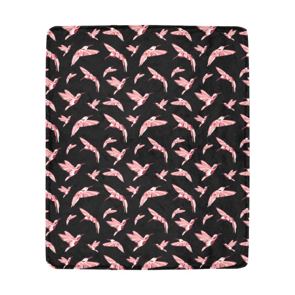 Strawberry Black Ultra-Soft Micro Fleece Blanket 50