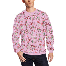 Load image into Gallery viewer, Strawberry Floral All Over Print Crewneck Sweatshirt for Men (Model H18) shirt e-joyer 
