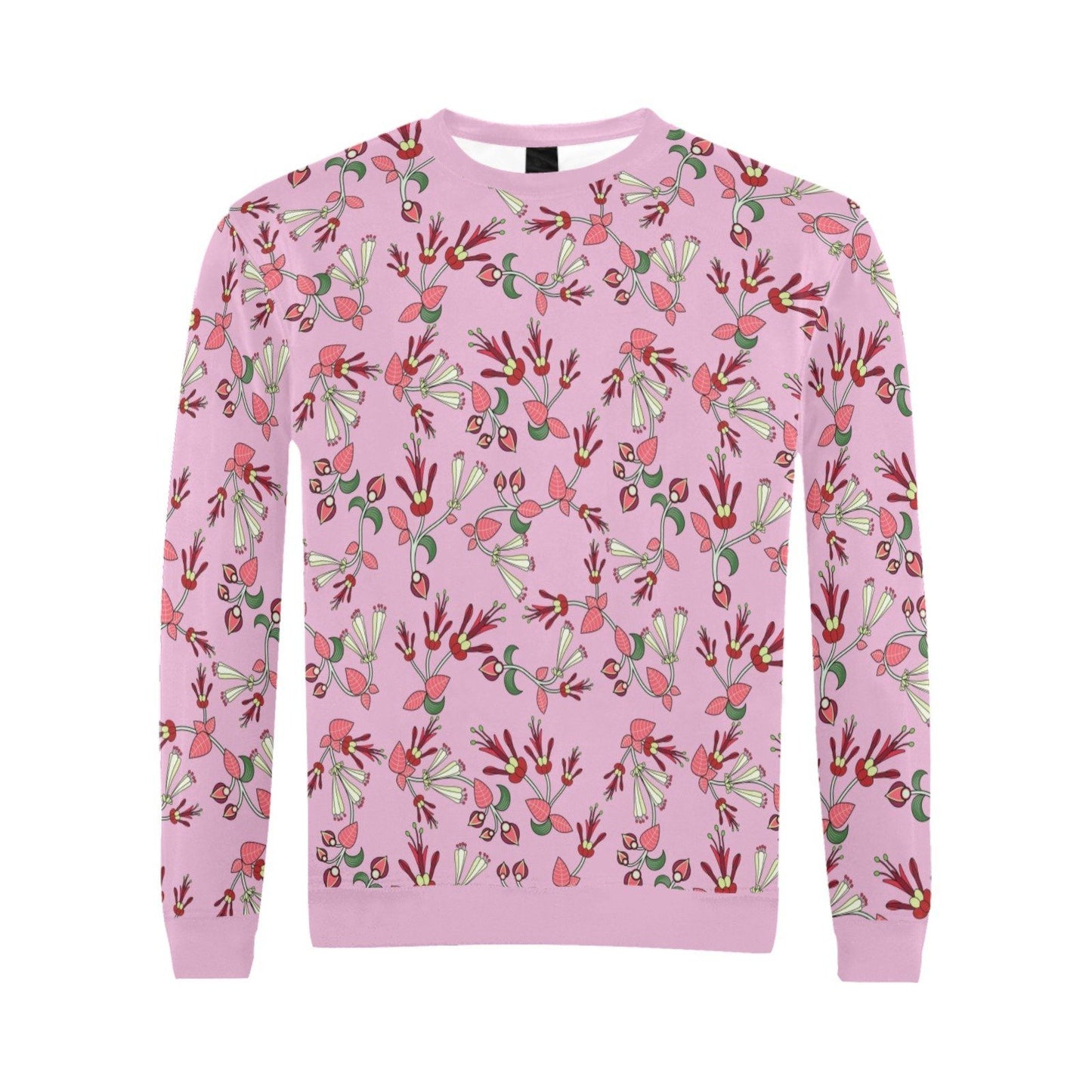 Strawberry Floral All Over Print Crewneck Sweatshirt for Men (Model H18) shirt e-joyer 