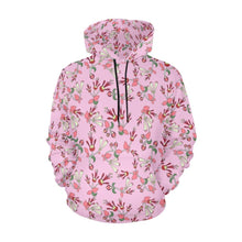 Load image into Gallery viewer, Strawberry Floral All Over Print Hoodie for Men (USA Size) (Model H13) All Over Print Hoodie for Men (H13) e-joyer 
