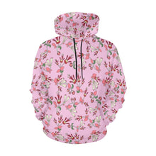Load image into Gallery viewer, Strawberry Floral All Over Print Hoodie for Women (USA Size) (Model H13) All Over Print Hoodie for Women (H13) e-joyer 
