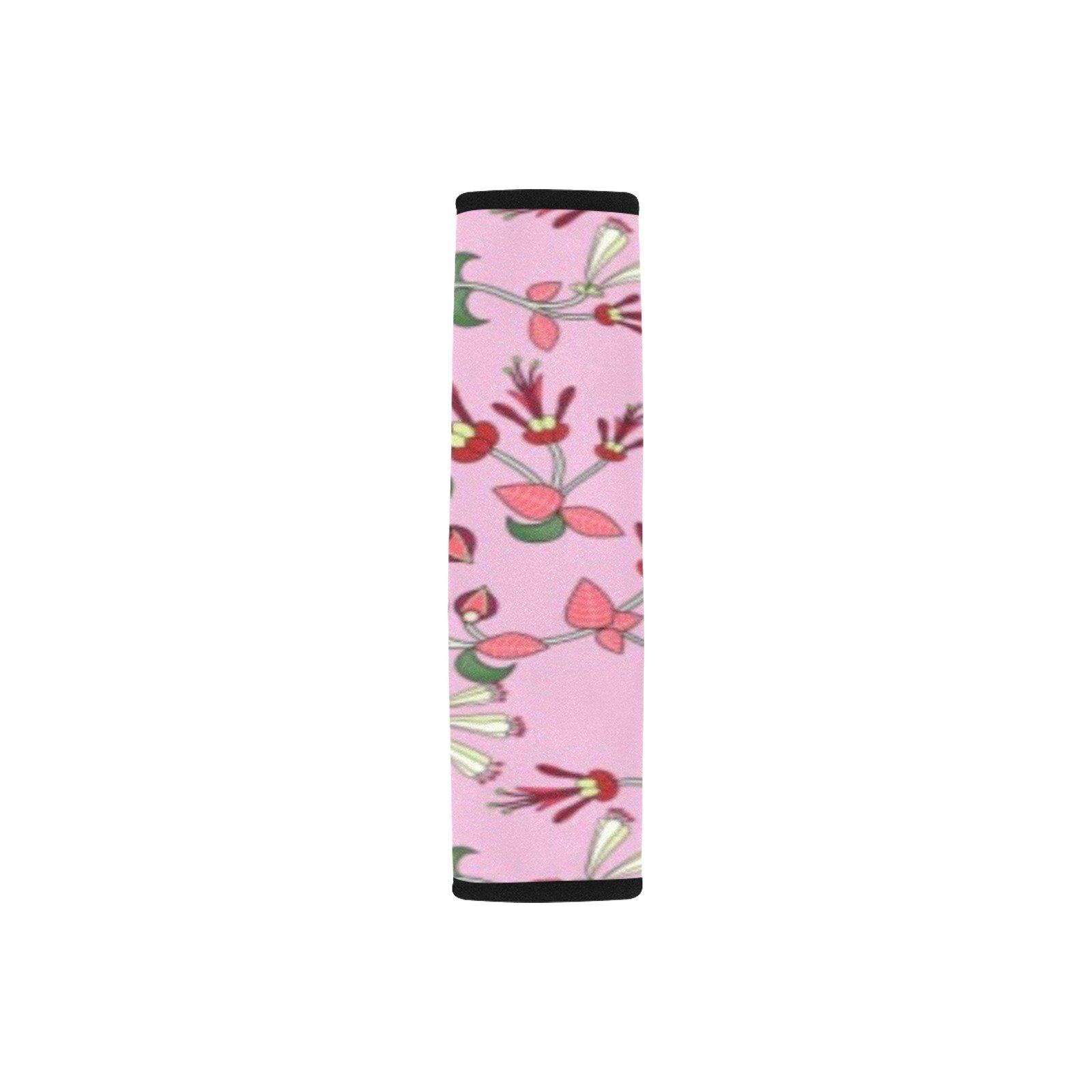 Strawberry Floral Car Seat Belt Cover 7''x12.6'' (Pack of 2) Car Seat Belt Cover 7x12.6 (Pack of 2) e-joyer 