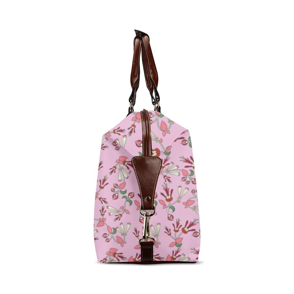 Strawberry Floral Classic Travel Bag (Model 1643) Remake Classic Travel Bags (1643) e-joyer 