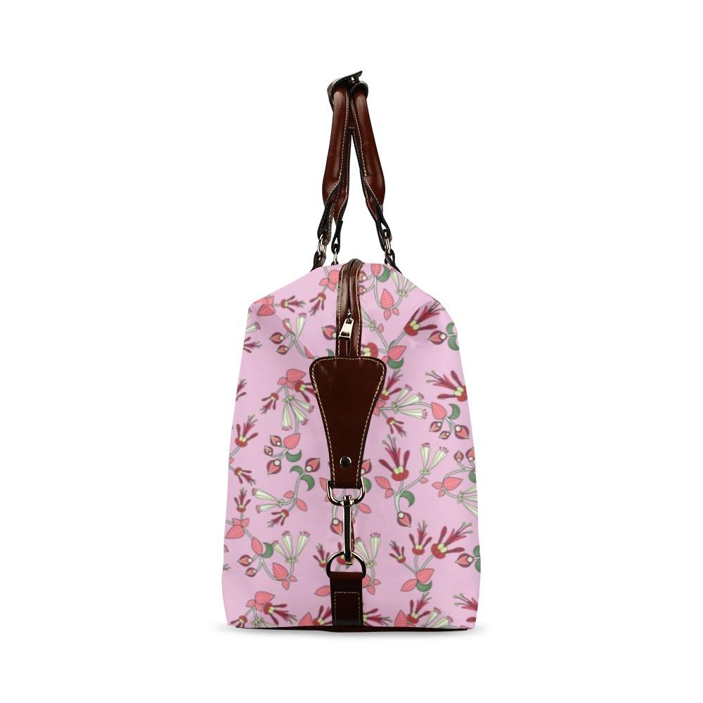 Strawberry Floral Classic Travel Bag (Model 1643) Remake Classic Travel Bags (1643) e-joyer 