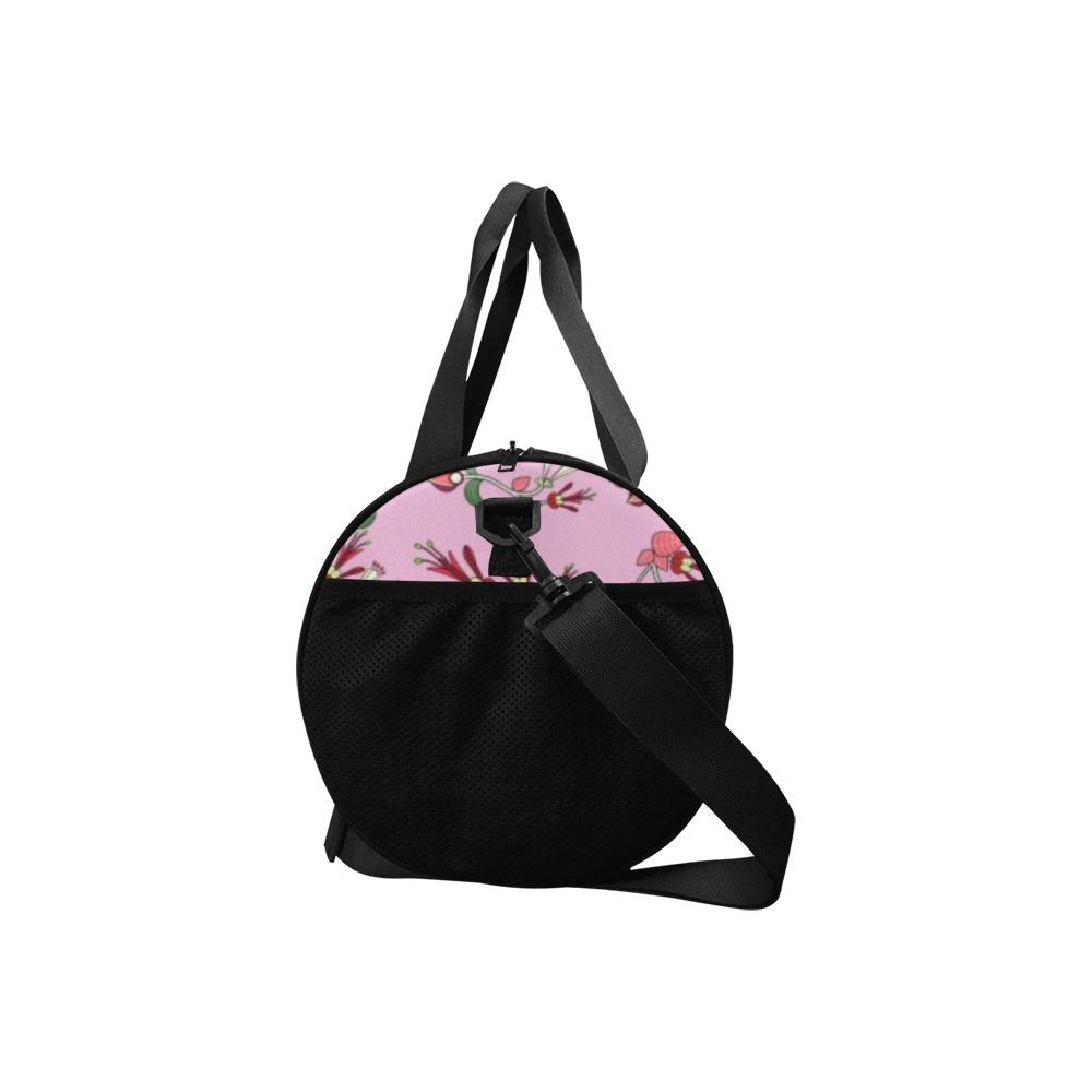 Strawberry Floral Duffle Bag (Model 1679) Duffle Bag (1679) e-joyer 