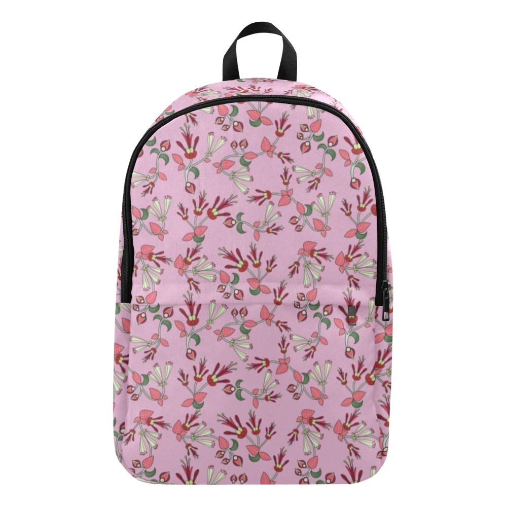Strawberry Floral Fabric Backpack for Adult (Model 1659) Casual Backpack for Adult (1659) e-joyer 