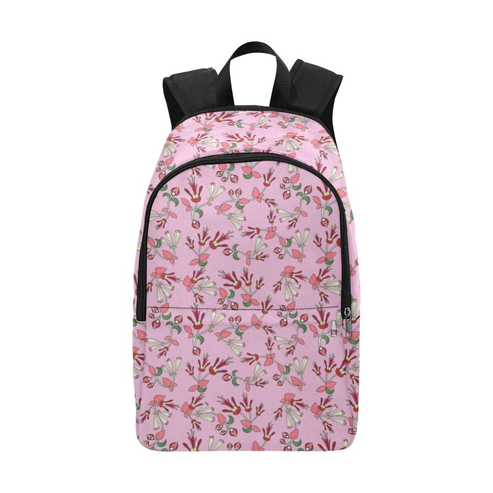Strawberry Floral Fabric Backpack for Adult (Model 1659) Casual Backpack for Adult (1659) e-joyer 