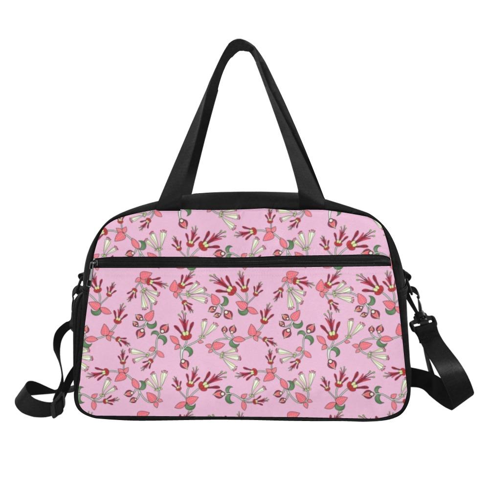 Strawberry Floral Fitness Handbag (Model 1671) Fitness Handbag (1671) e-joyer 