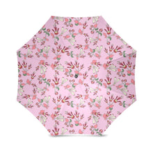 Load image into Gallery viewer, Strawberry Floral Foldable Umbrella (Model U01) Foldable Umbrella e-joyer 
